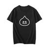 2025 New Summer Casual Short Sleeve T-Shir Print Cotton Regular Fit Round Neck Breathable Loose Unisex Tee Men Women Clothing