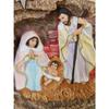 Latest Resin Decor Showpiece for Table Small Size Xmas Present To Friend Christmas Gifts Single Piece Holy Family Crib Figurines