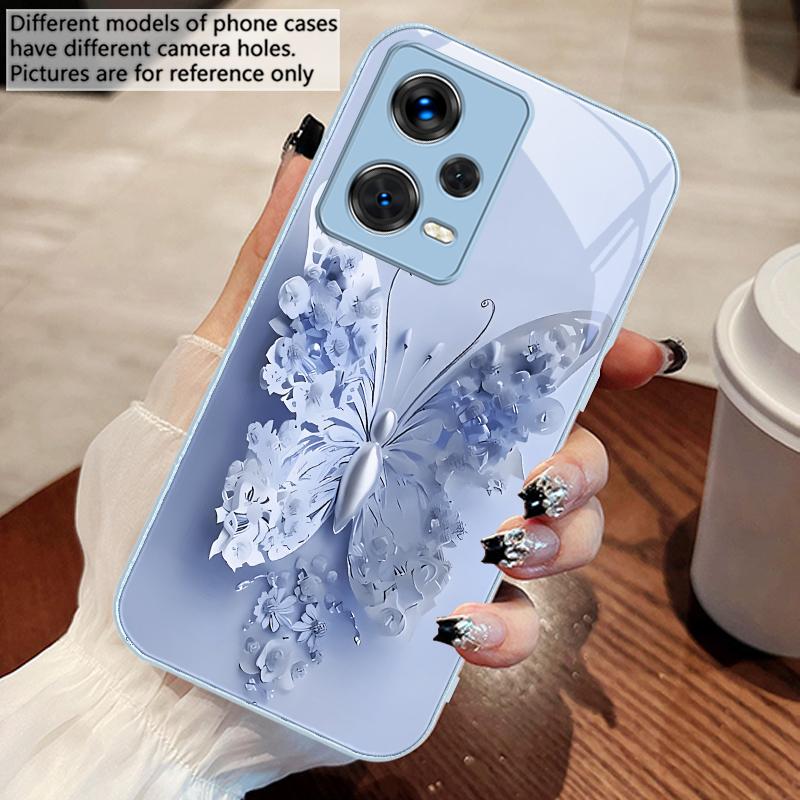 Зеленый Цветок Бабочка Для Xiaomi Poco M4 X7 F7 Ultra x7pro F7 F6 X6 Pro F5 F4 X5 X3 F3 X2 F4 GT Закаленное Защитное Стекло для Телефона