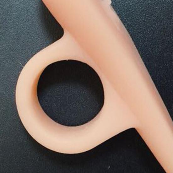 Корректор для пальцев ног с одним отверстием, прочная фиксация, силиконовый выпрямитель для коррекции большого пальца, инструмент для ухода за ногами