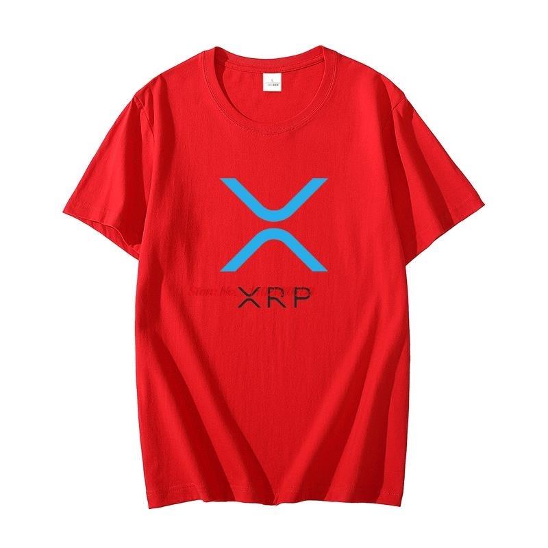 Unisexs Classic Short Sleeve Tshirt 100 Cotton Casual Harajuku Streetwear Bitcoin Ripple Xrp Graphic Printed Shirt