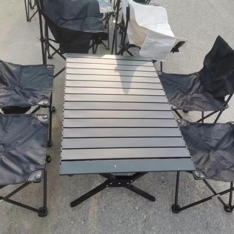 OIMG Portable Roll-Up Camping Table