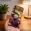 Чехол для телефона Anime T-Tougen AnkiS для Samsung S25, S24, S21, S22, S23, S30, Ultra, S20, Plus, Fe, Lite, 5G Черная крышка