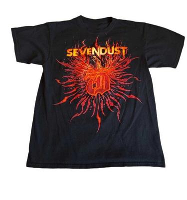 Sevendust Группа Черная Все Размеры До 5XL Футболка Мужская Унисекс Футболка