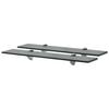 Floating Shelves 2 pcs Glass 60x10 cm 8 mm