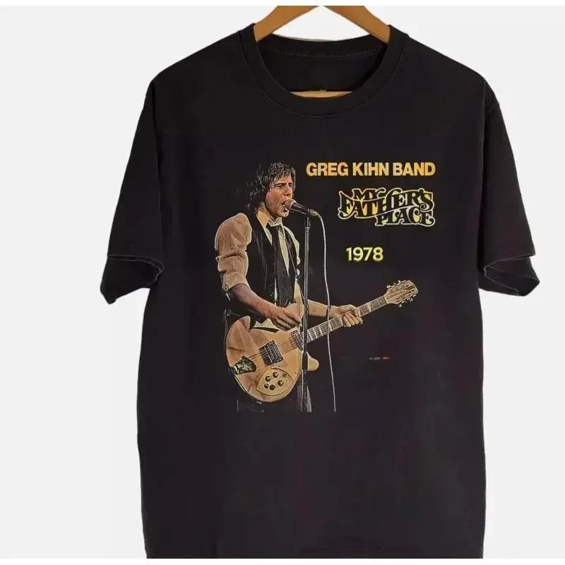 Greg Kihn Band 1978 Ny My Fathers Place Black Size S 5xl T Shirt