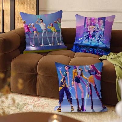 K-Pop Охотники на демонов Подушка Подарок Украшение для дома и офиса Подушка Спальня Диван Автомобильная наволочка