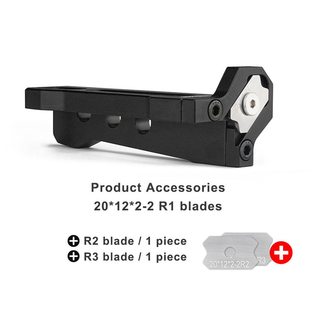 Кромкообрезной станок с угловым лезвием, дуговой триммер, тонкая работа, профессиональный, простой в эксплуатации, аксессуары для деревообработки R1+R2+R3