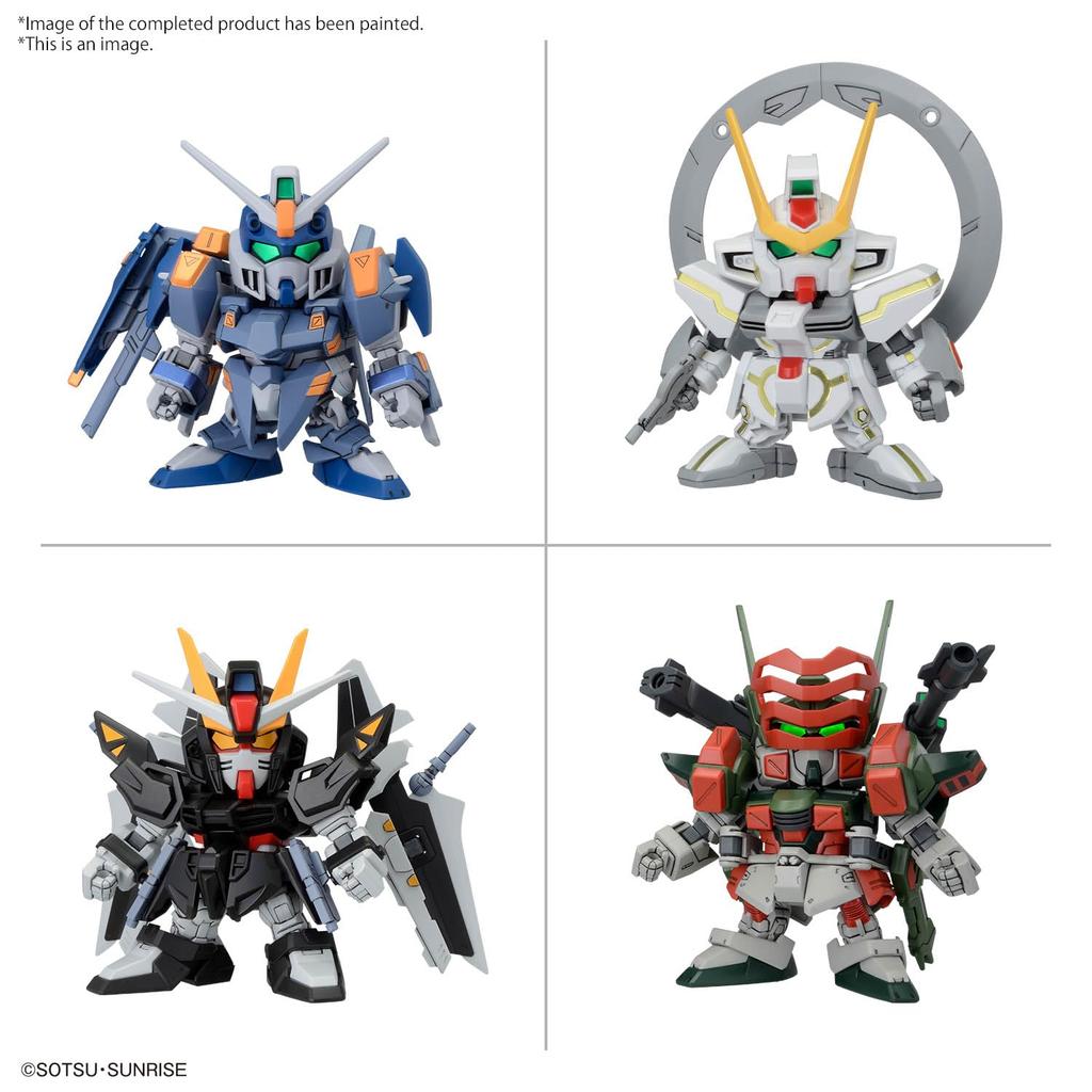 BANDAI SPIRITS SD Gundam BB Senshi Mobile Suit Gundam SEED STARGAZER Plastic Model Kit C.E.73 C.E.73 -STARGAZER- Set, Pre-Colored
