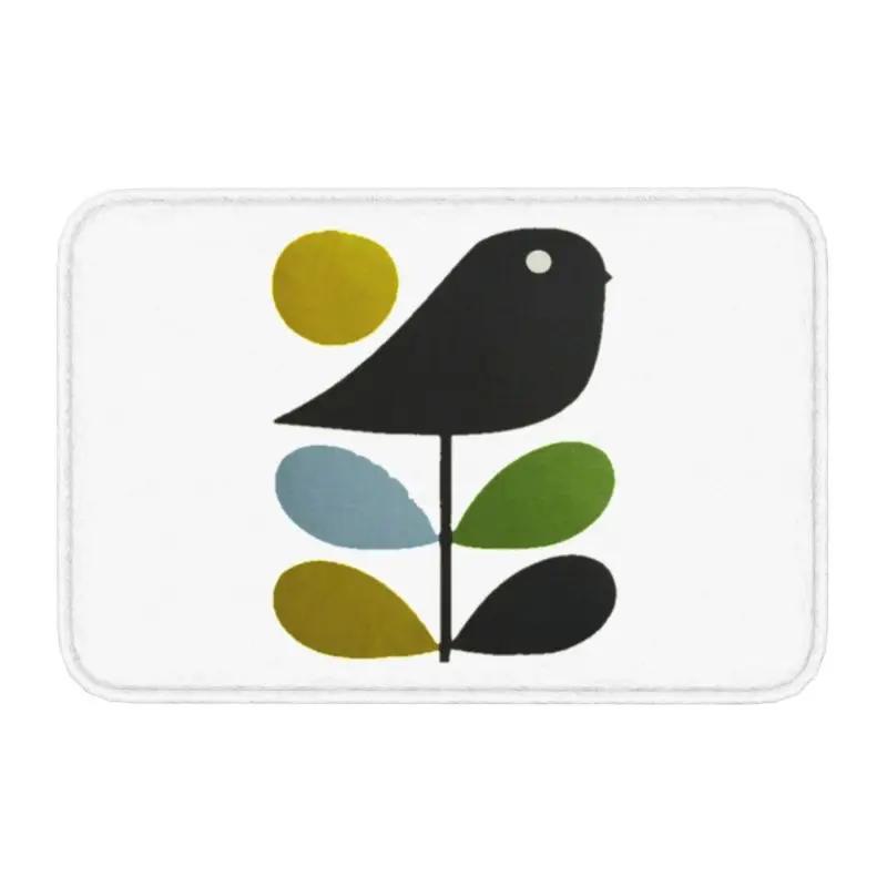 Скандинавский цветочный коврик для двери Orla Kiely Нескользящий коврик для кухни и ванной 40*60 см Прихожая Туалет Гостиная Пол