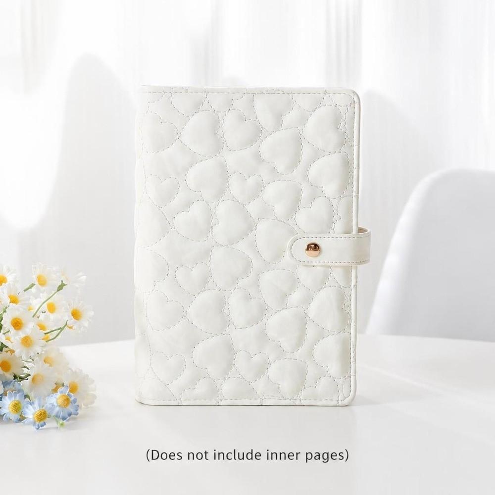 PU Leather Necklace Binder Storage Book with Snap Button Storage Bag For Women