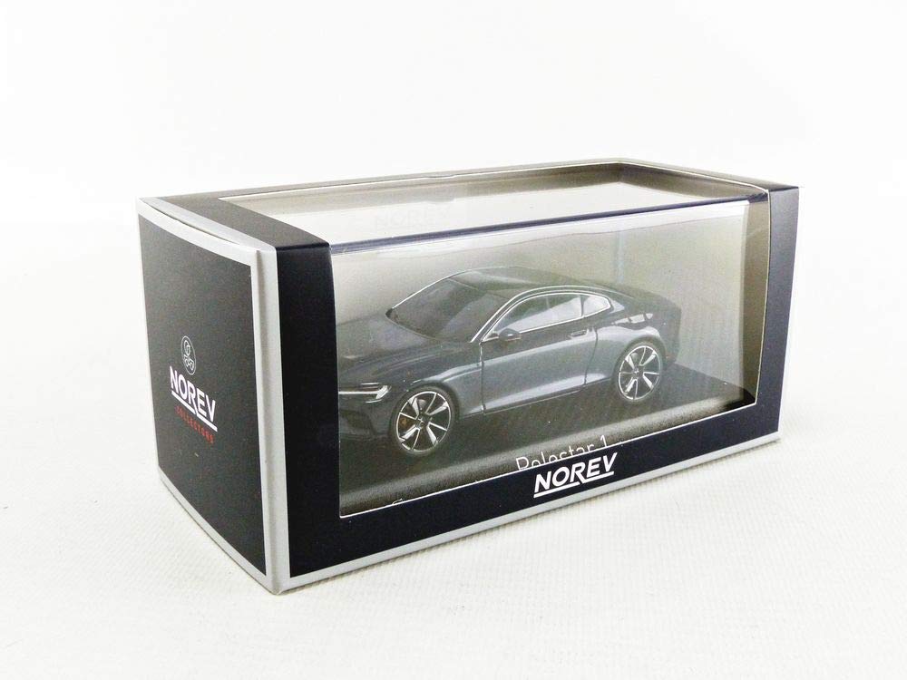 NOREV Polestar 1 2020 Midnight Blue with Chrome Frame and Beige 871004 Interior,