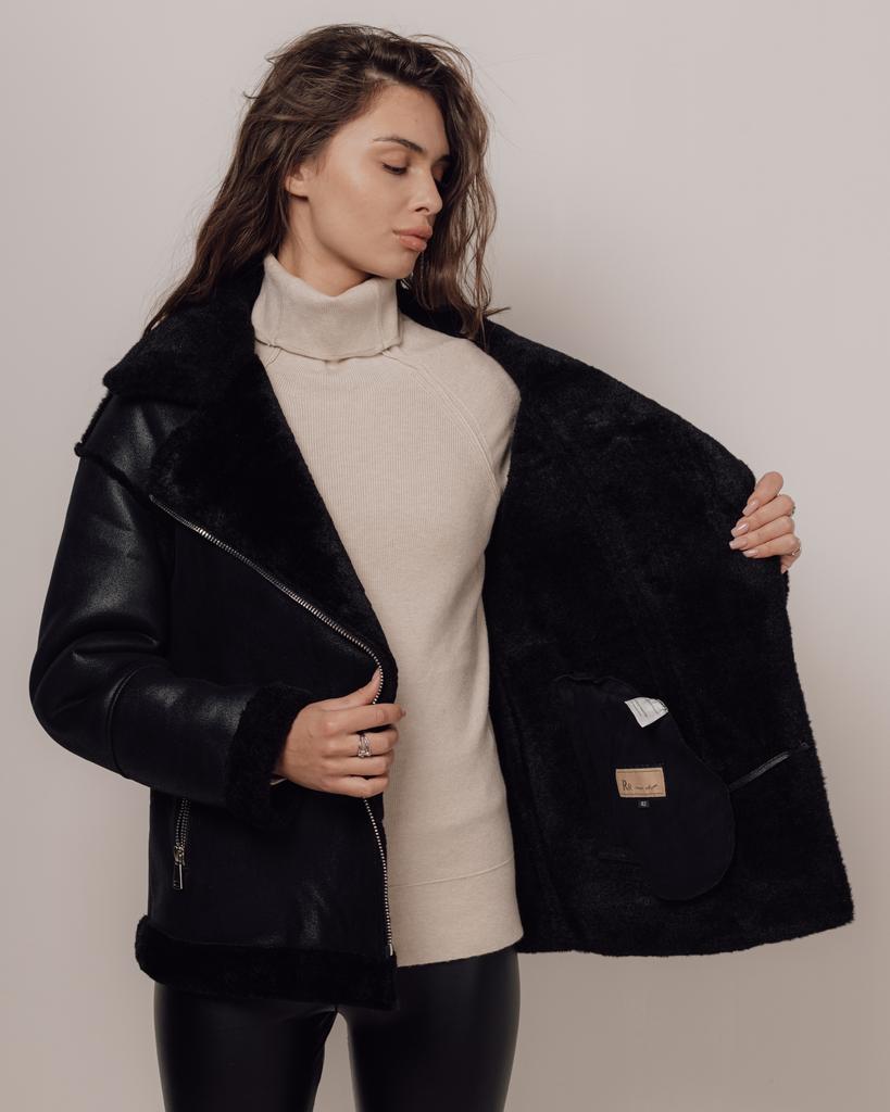 Дубленка RR Designer 2850 42 черная