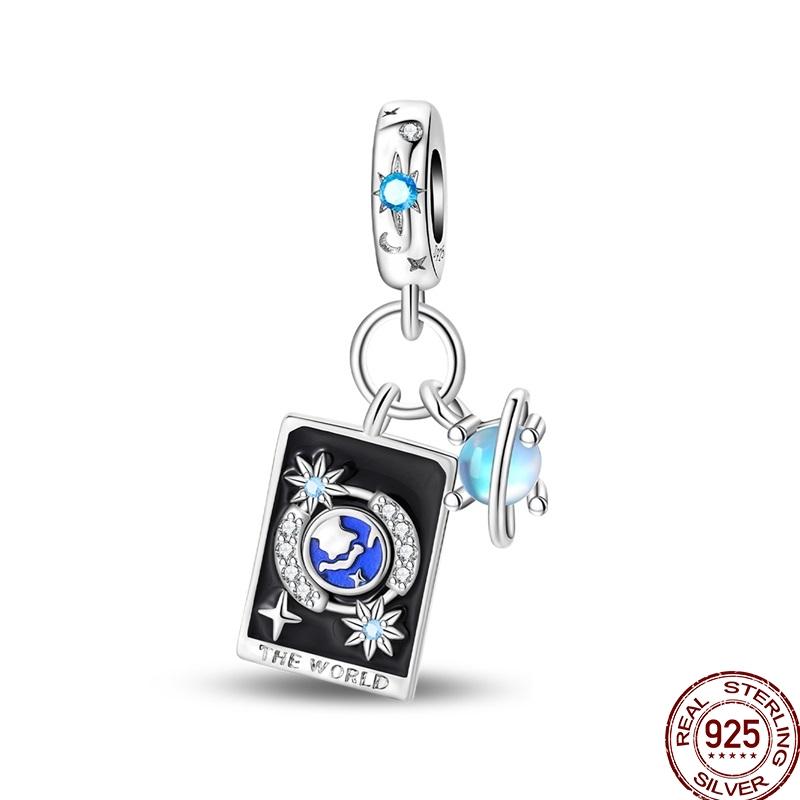 Шармы Медь Карта Таро Дьявол Отшельник Колесо Фортуны Солнце Звезда Подвеска Подходит для Браслетов Ожерелья DIY Ювелирные изделия