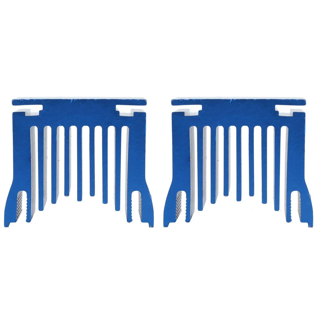 2 шт. Алюминиевый радиатор-кулер для материнской платы 3D-принтера, чипсета южного и северного моста, одинарное охлаждение, синий