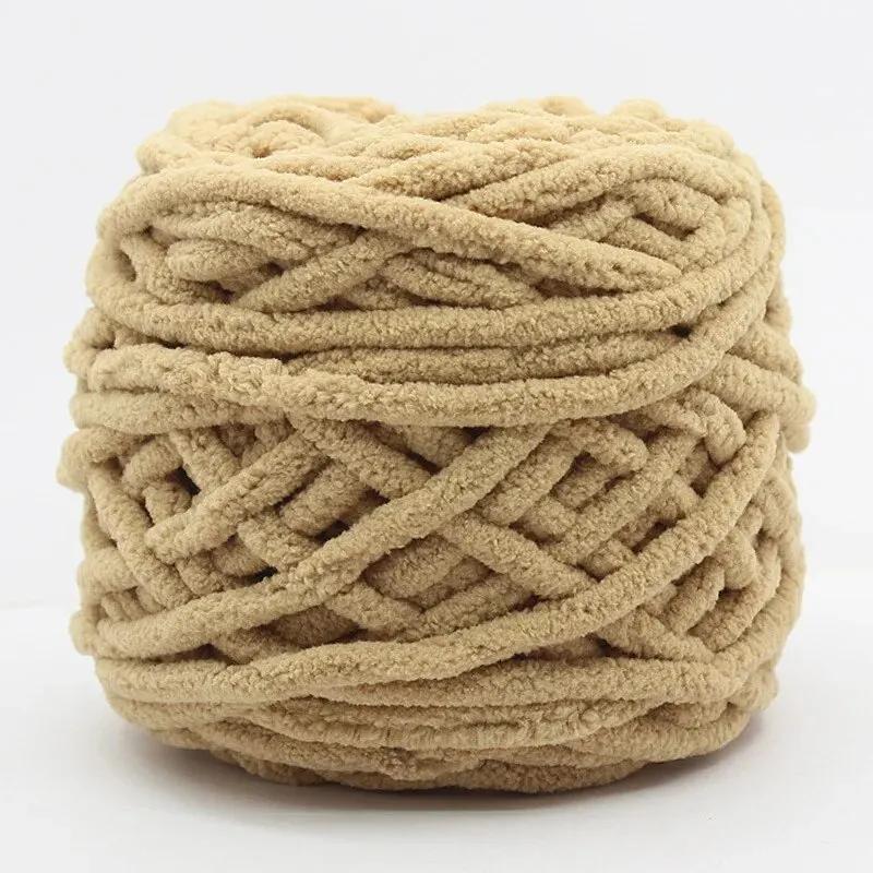 4*100 г пряжи синель 100% полиэстер веганский толстый Джамбо вязальные материалы шарфы одеяла