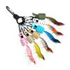 Комплект защитных приспособлений для приманки Squid Jig, 6 шт., крючки Webfoot Octopus Egi, чехол для приманки в виде зонтика для каракатицы с карабином для рыболовных снастей