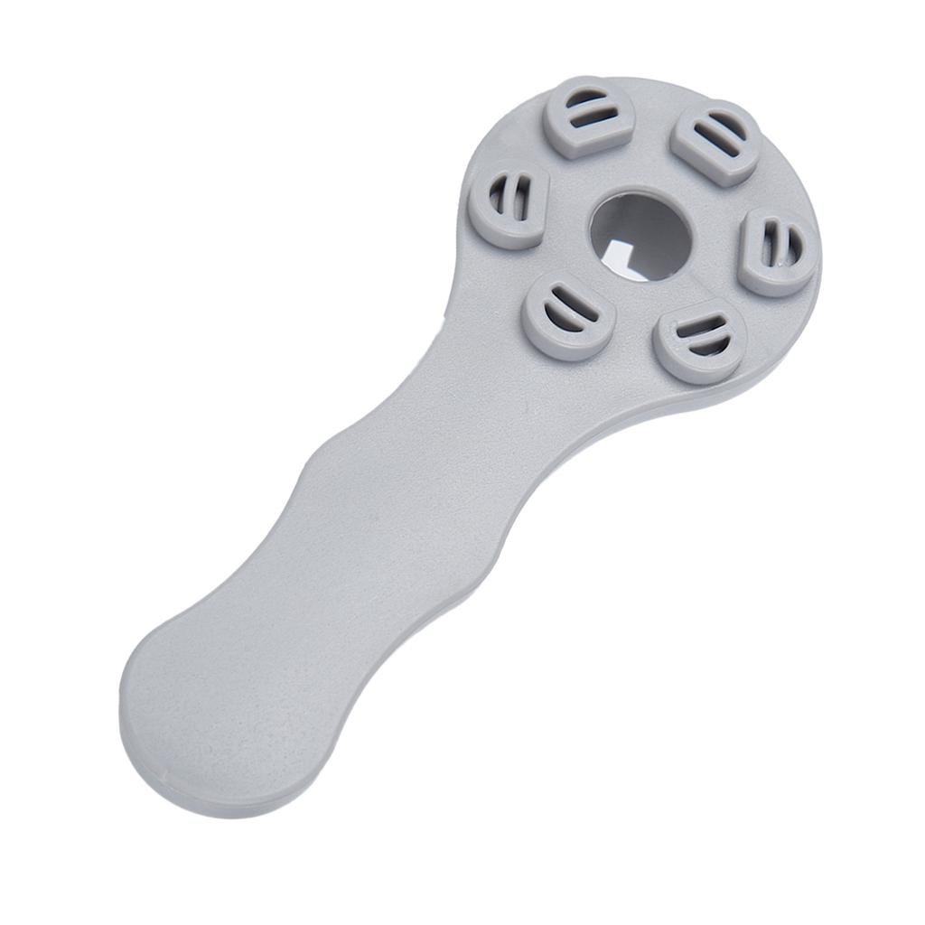 PVC 8 Groove Safety Air Valve Wrench 6 Hole Pressure Relief Valve Spanner Gray for Inflatable Boat