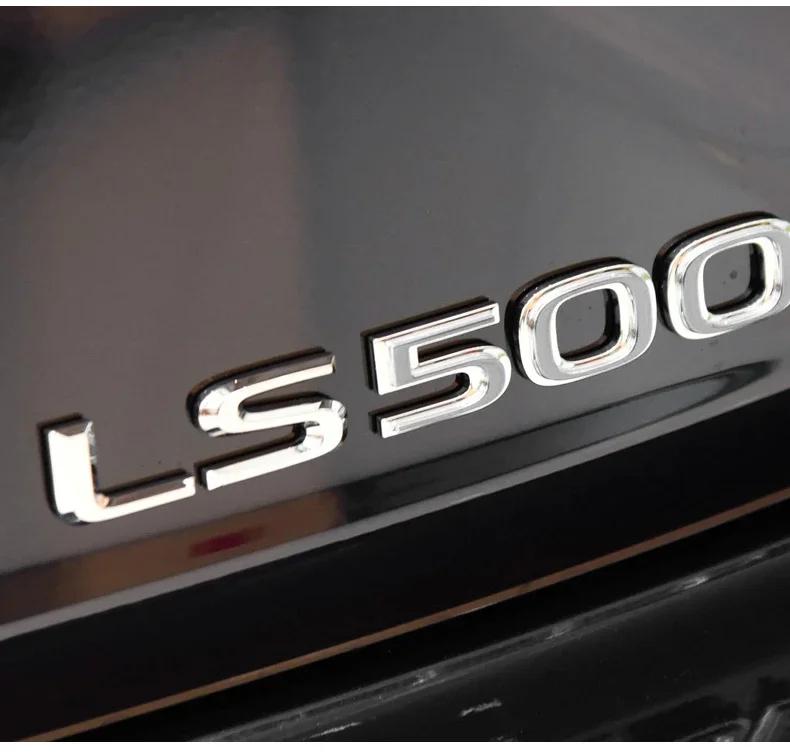 FOR Lexus LS350 LS400 LS460 LS500 LS500h LS600hL HYBRID Rear Trunk logo ABS modified upgraded letter logo