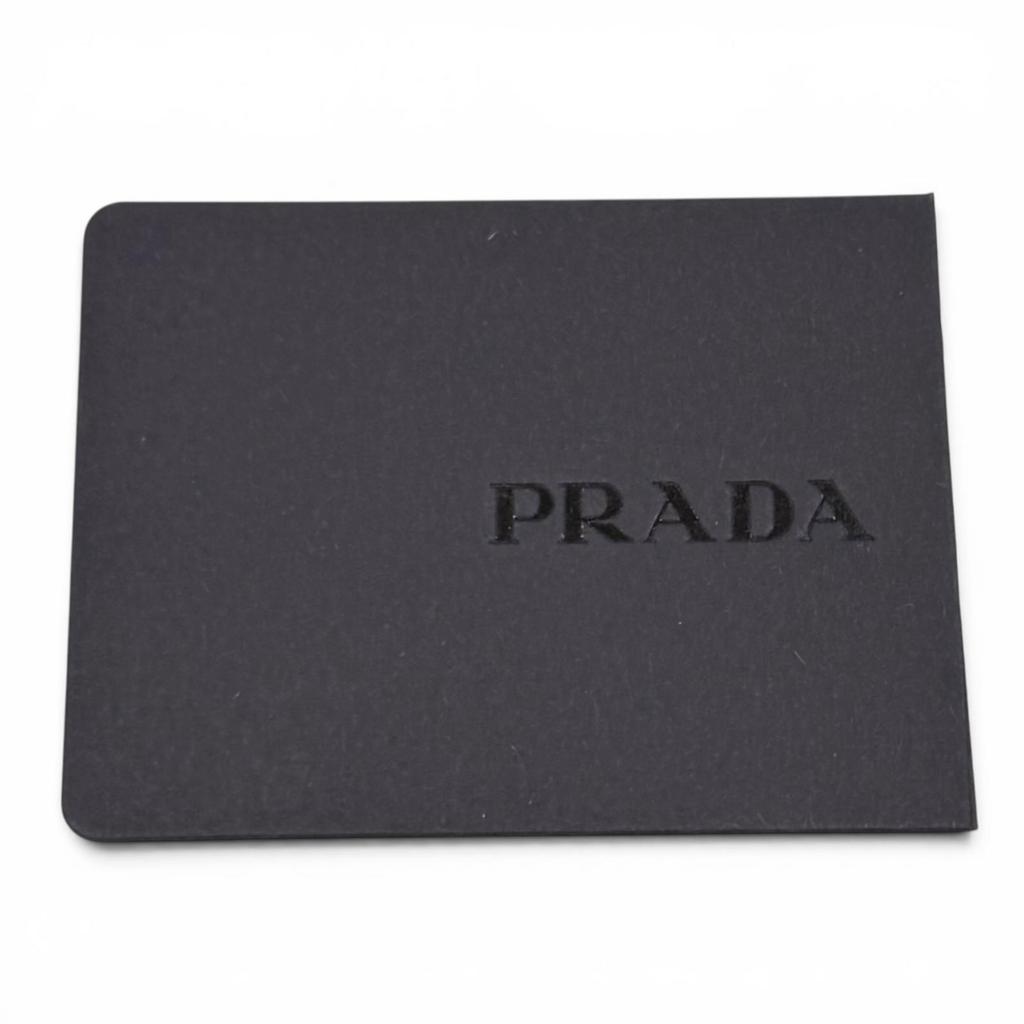 Отличный брелок PRADA с треугольной эмблемой, розовый, для женщин, 1PS063, б/у