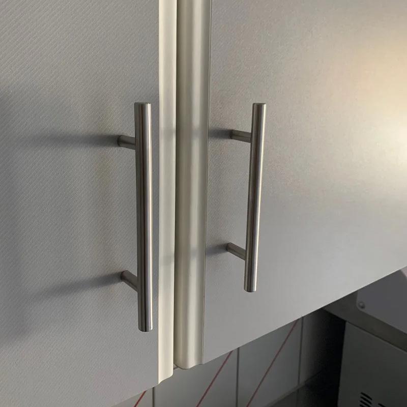 20Pcs/Pack Handle DIY Drawer Pulls Kitchen Door Knob Sliver Cupboard Stainless Steel Furniture