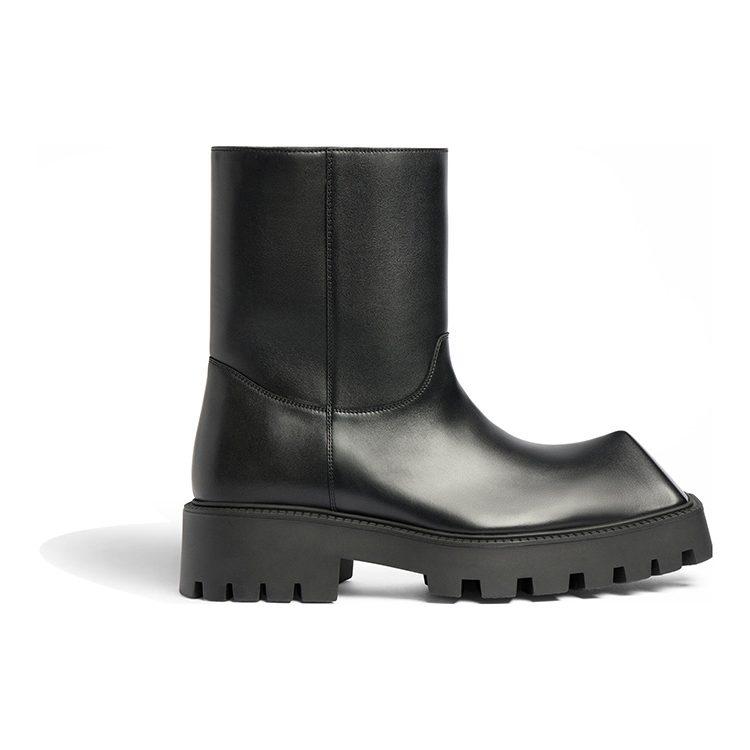 Balenciaga Ботильоны Rhino 'Черная гладкая телячья кожа' Женские 763684WBB501000