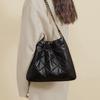 Bag Ladies Large Capacity Commuter Sheepskin Women's Bag Chain Tote Shoulder Bucket Bag