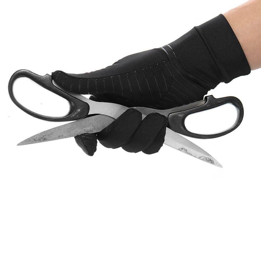 Перчатки от артрита на всю кисть, компрессионные перчатки с медью, медные перчатки от артрита, нескользящий силиконовый гель для женщин