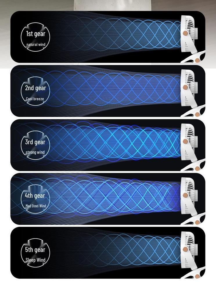 USB Rechargeable Multi-Functional Folding Fan for Dorms and Offices - Quiet and Strong Wind 2026.