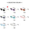 Женские солнцезащитные очки, новые треугольные безободковые солнцезащитные очки.