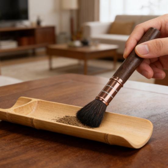 Деревянная чайная щетка Yousheng с нейлоновой щетиной Многоцелевой инструмент для чистки чайника, кофемашины, глубокой очистки, аксессуар для чайной церемонии Кунг-фу, для удаления пыли