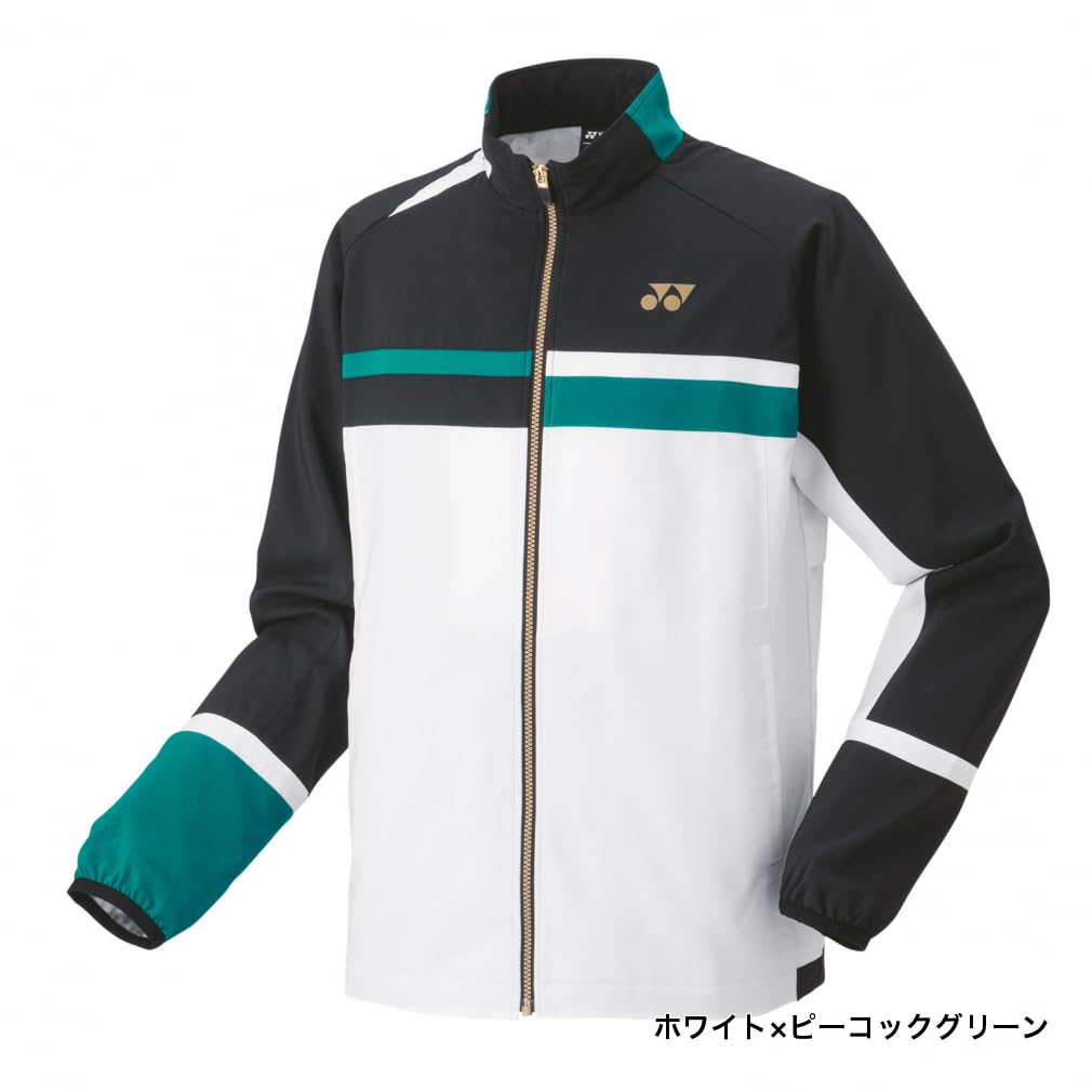 YONEX Рубашка с подкладкой для защиты от ветра, павлиний зеленый, размер L (Подходящий стиль), (502),