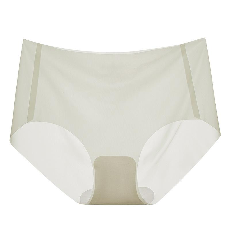 Facial Mask Pants Summer Thin Underwear Women's Seamless Ice Silk Female Underwear Summer Ultra-thin Quick Drying Summer Briefs Women