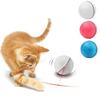 Забавный тизер для кошек и собак, упражнения со светодиодной подсветкой, лазерный шар, автоматическая интерактивная игрушка
