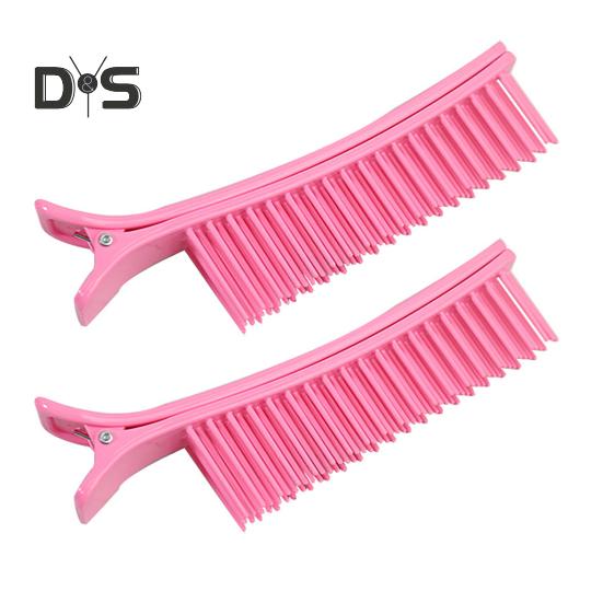 1/2/3/4Pcs Hair Sectioning Grip Clips Professional Hair Stylist Clip Hair Parting Comb Clips for Salon Hair Cutting Coloring
