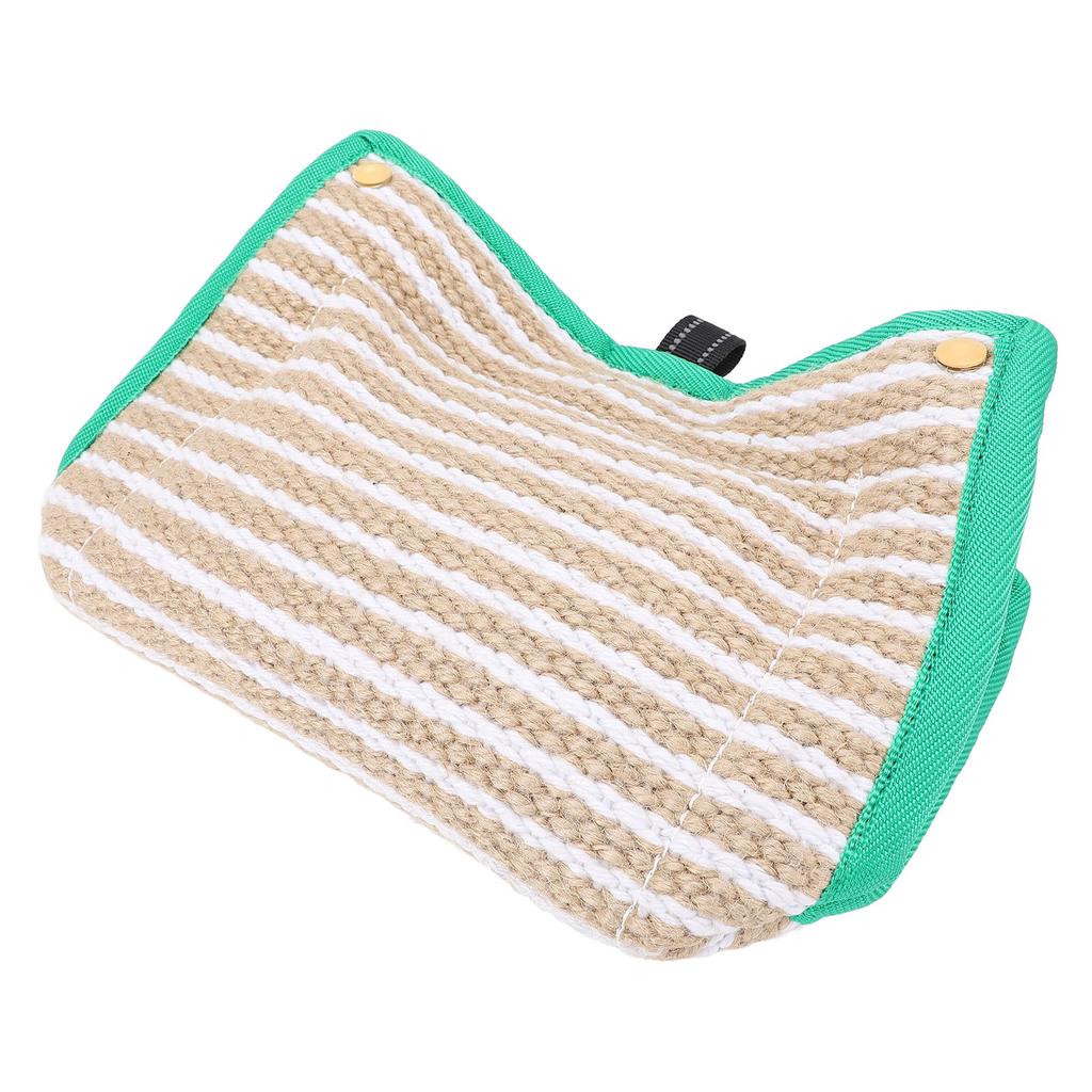 Подушка для укуса собаки, эффективная обучающая износостойкая джутовая игрушка для укуса собаки для немецкой овчарки