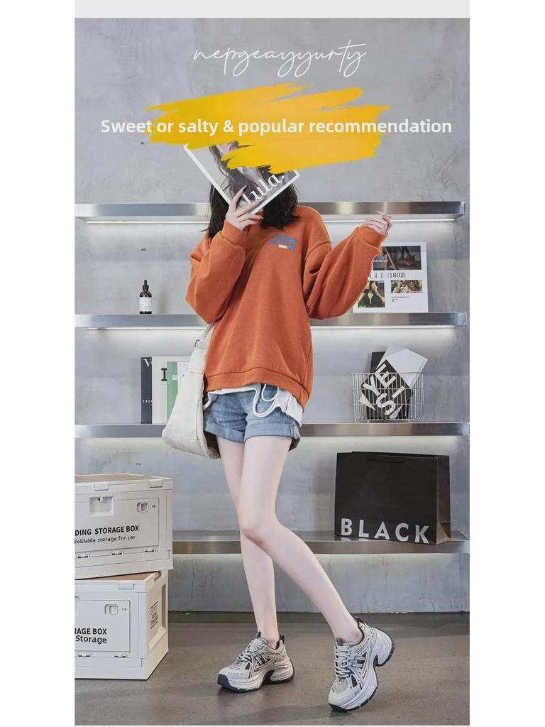 Весна 2025 г. Женские кроссовки на массивной платформе — стройнящая, универсальная, повседневная спортивная обувь