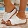 Fashion Summer Shoes Sandals Women Soft Sandals Ladies Slip On Sandals For Women Wedge Ladies Shoes Plus Size Footwear Slipper Female