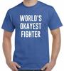 Худший в мире боец Футболка Футболка Смешная ММА Бокс кикбоксинг каратэ борец