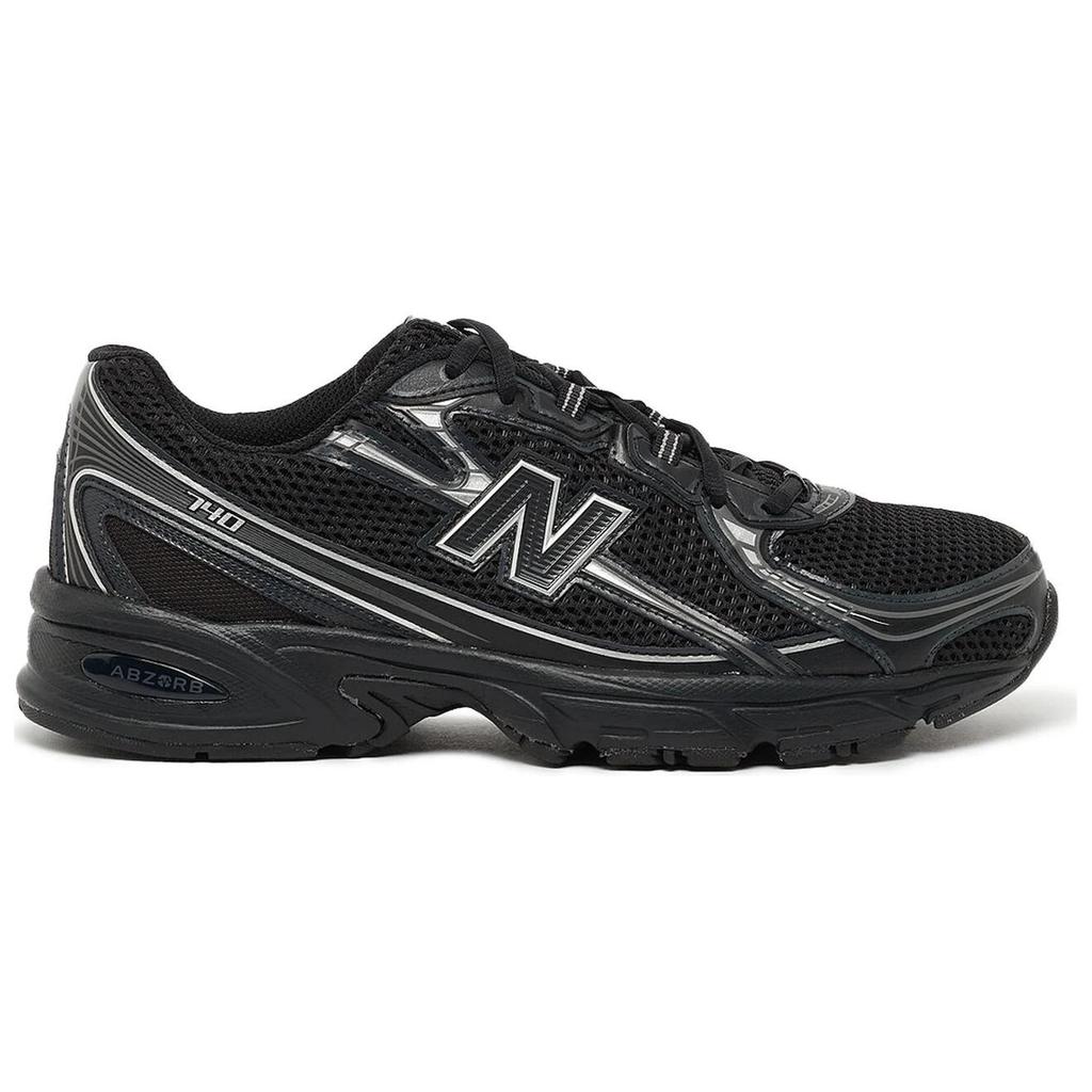 New Balance 740v2 Черные серебристые металлические кроссовки унисекс U740BM2