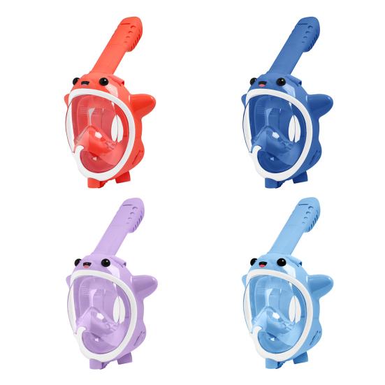 Детская маска для снорклинга, защита для лица, защита для сноркелинга, противотуманные линзы высокой четкости, снаряжение для дайвинга и подводного плавания с функцией распыления воды для детей