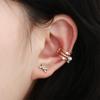 Кафф для уха Циркон Звезда Модная бижутерия Клипса для уха Клипса для хряща Клипсы Клипса для козелка уха