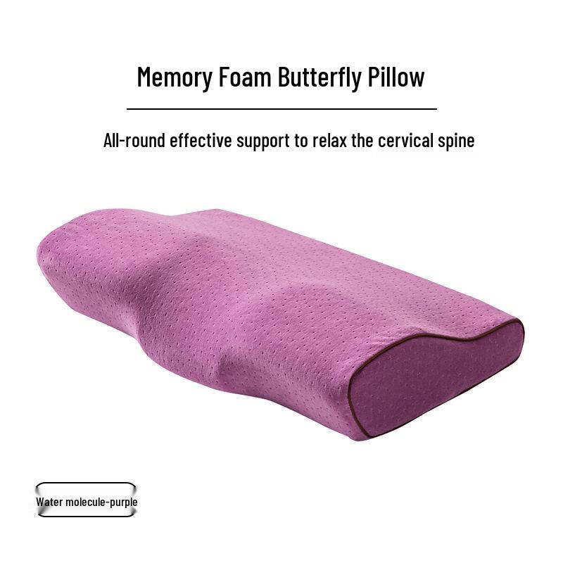 Подушка-бабочка с эффектом памяти - Поддержка шеи и шейного отдела позвоночника для трансграничного здравоохранения, помощь для сна