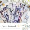 30 шт. набор закладок для книг серии «Романтический сад» из белой картонной бумаги, маркеры для страниц книг, уникальный подарок для чтения