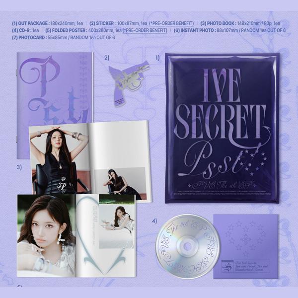(+shop Gift) IVE - THE 4TH EP [IVE SECRET] [Random Version]
