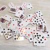 Portable Mini Playing Cards Poker Chips Clear Playing Card For Family Game Party Spoof Fun Prank Props House Study Pub Accessory