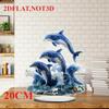Cute Dolphin, 2D Flat Acrylic, Tabletop Decoration, Ornaments, Suitable for Office, Living Room, Gifts, Christmas, Halloween