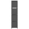 Cube Shelf 12 Compartments Gray 103 x 30 x 141 cm Fabric