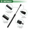 Motoforti Universal Lift Support Strut Gas Springs 14"/350mm 78lbs/350N/35kg Carbon Steel Black, 1 Set