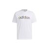 Neo Logo Print Straight Cut Sports T-Shirt Men Tops White GP4877
